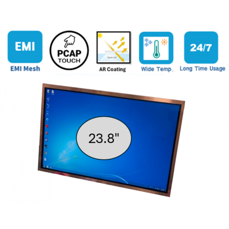 23.8 inch EMI and Touch LCD Module by SEC