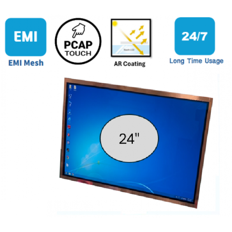 24.0 inch EMI and Touch LCD Module by SEC