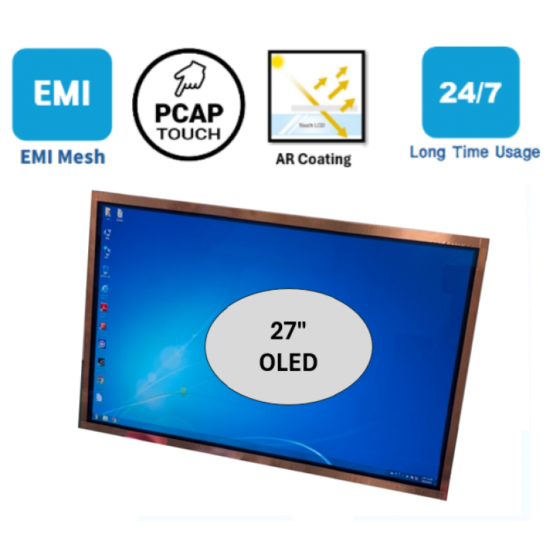 27 inch EMI and Touch OLED Display Module by SEC